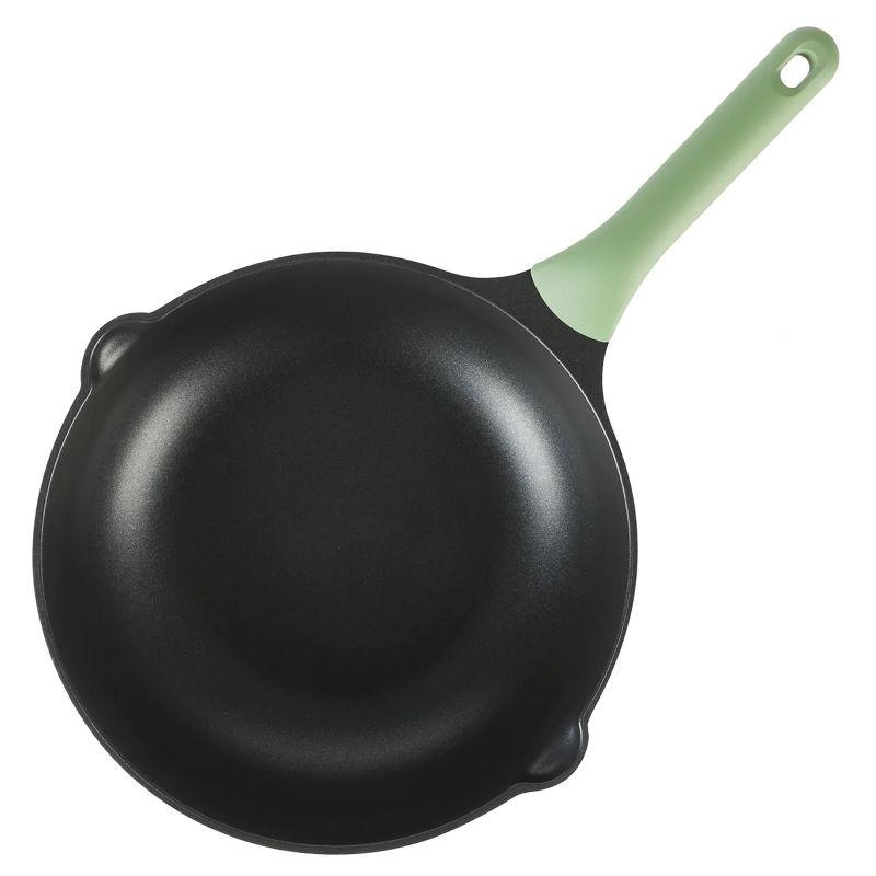 Kenmore Theodore 6 Quarts Non-Stick Aluminum Saute Pan with Lid