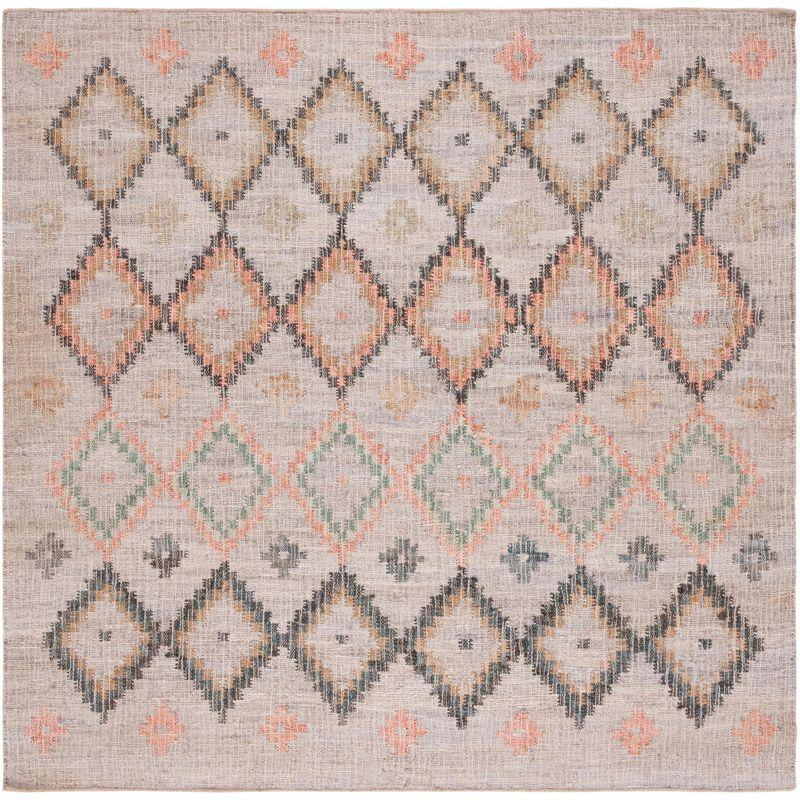 Kilim KLM753 Hand Loomed Area Rug - Beige/Gold - 9'x9' - Safavieh.