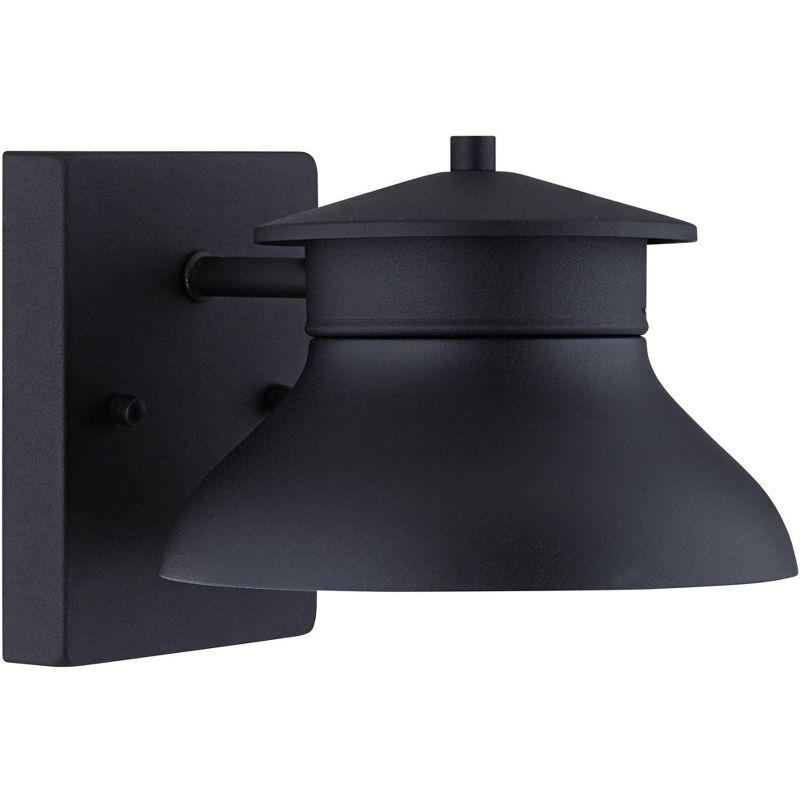 Danbury Black Steel Outdoor Wall Mount Sconce Light