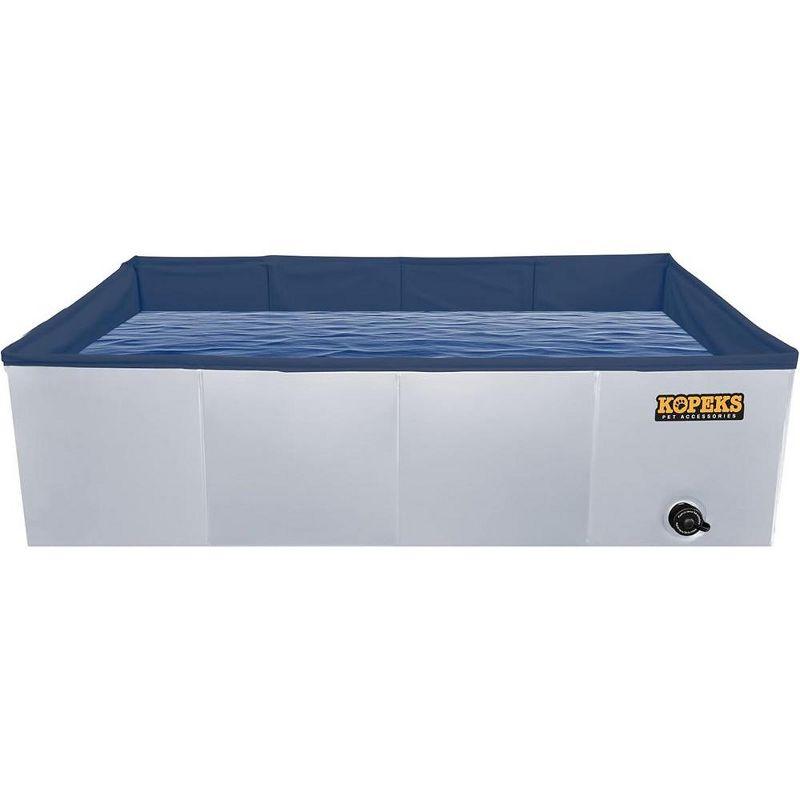 KOPEKS Portable Pool - Square - Grey - Large