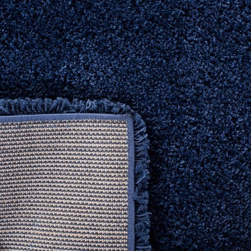 Milan Shag SG180 Power Loomed Indoor Area Rug - Navy - 5'1"x8' - Safavieh