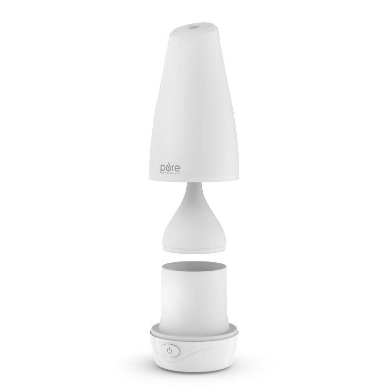 White Ultrasonic Aromatherapy Diffuser with Color-Changing LED