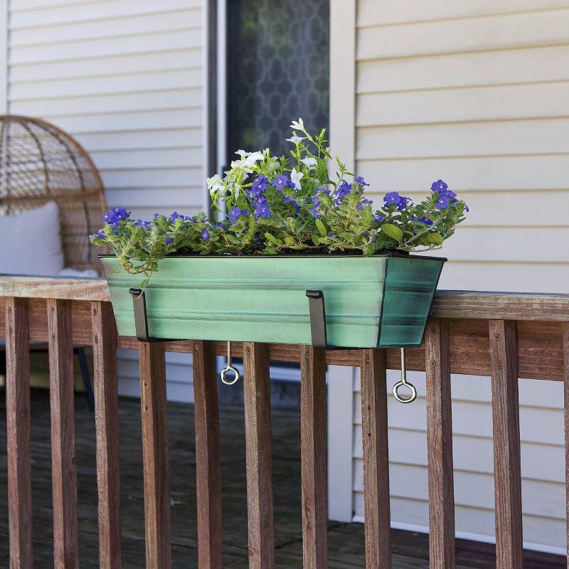 Metal Window Box Planter