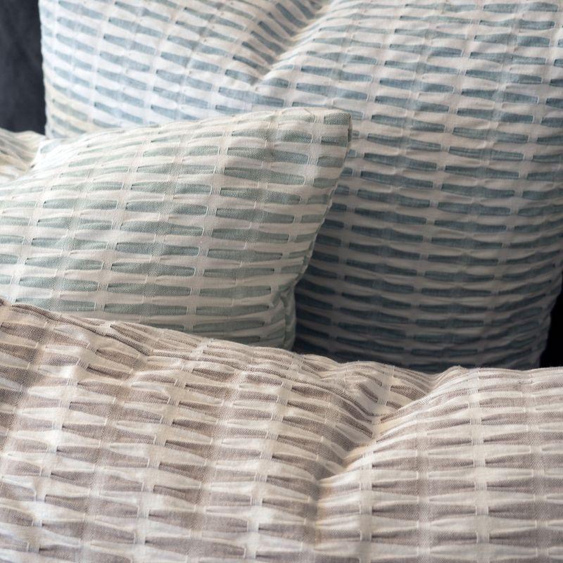 KAF Home Pleated Please Striped Cotton Pillow Cover (Set of 2)