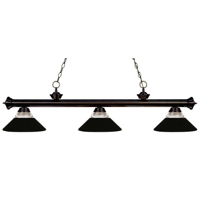 Z-Lite Riviera 3 - Light Island Pendant Light in  Bronze
