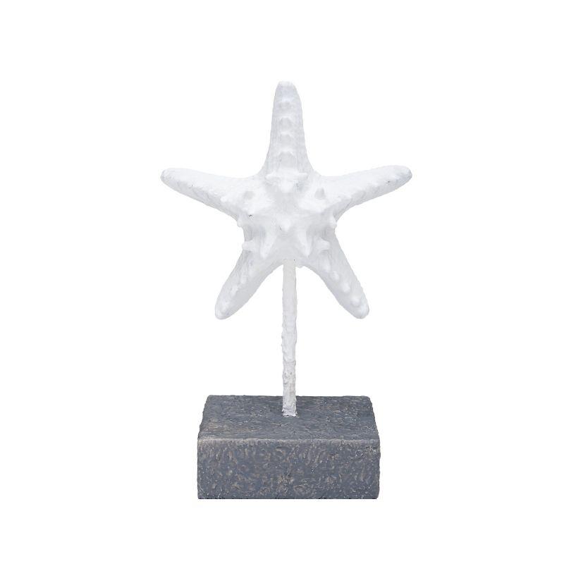 Beachcombers Starfish Table Decor White