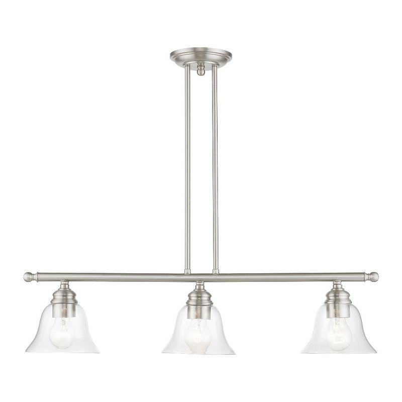 Livex Lighting Moreland 3 - Light Chandelier in  Brushed Nickel
