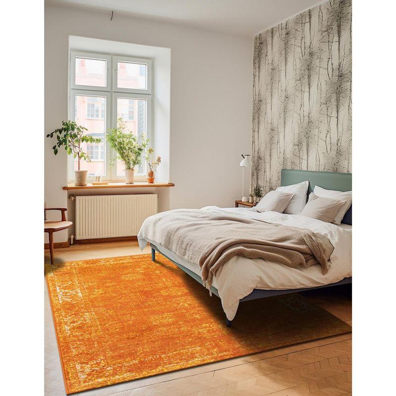 Unique Loom 7' 0 x 10' 0 Sofia Casino Orange Area Rug