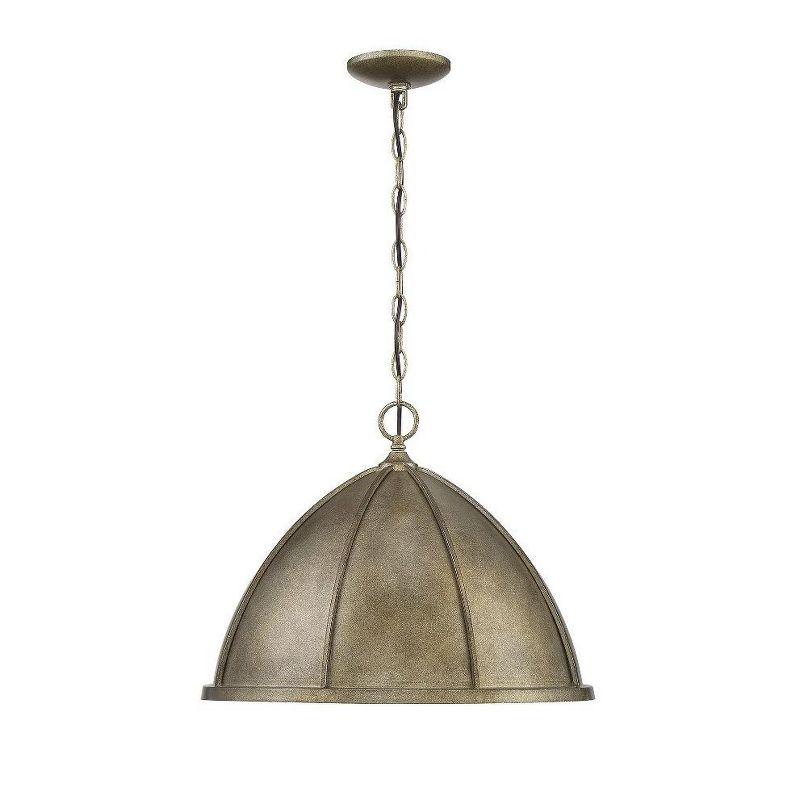 Laramie Chelsea Gold 18" Wide Bowl Pendant Light