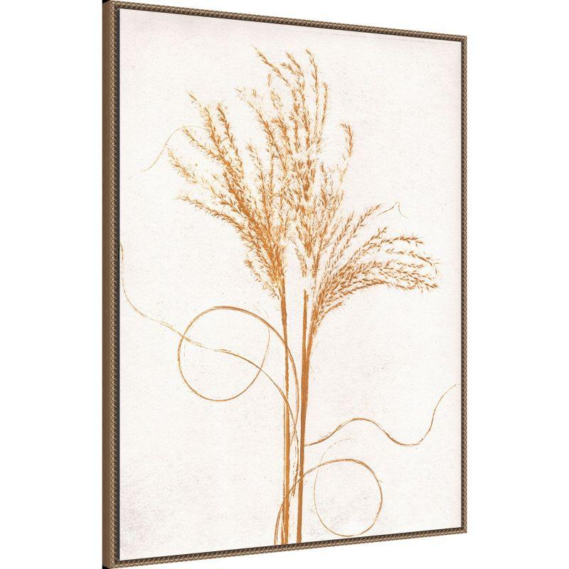 Amanti Art Silvergrass Mustard by Pernille Folcarelli Framed Canvas Wall Art