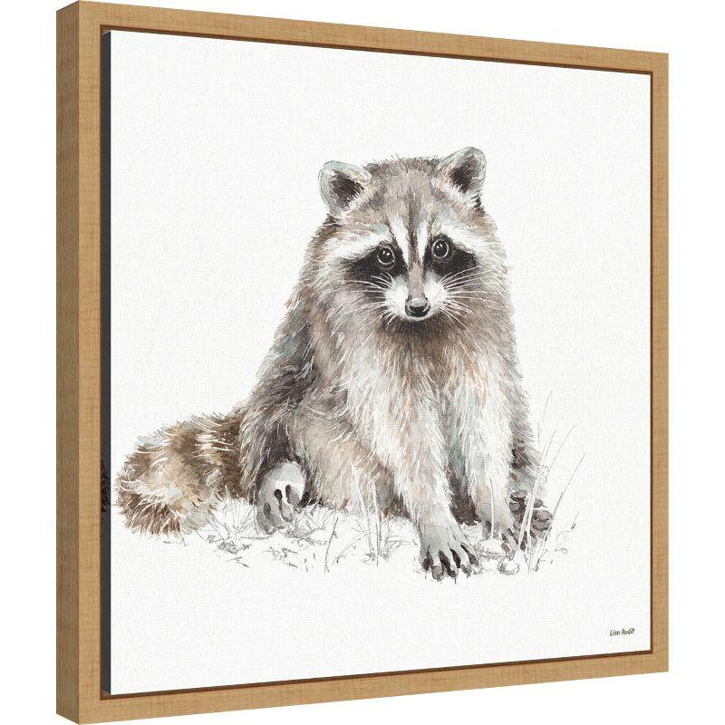 Amanti Art Forest Friends X by Lisa Audit Canvas Wall Art Print Framed 16-in. x 16-in.