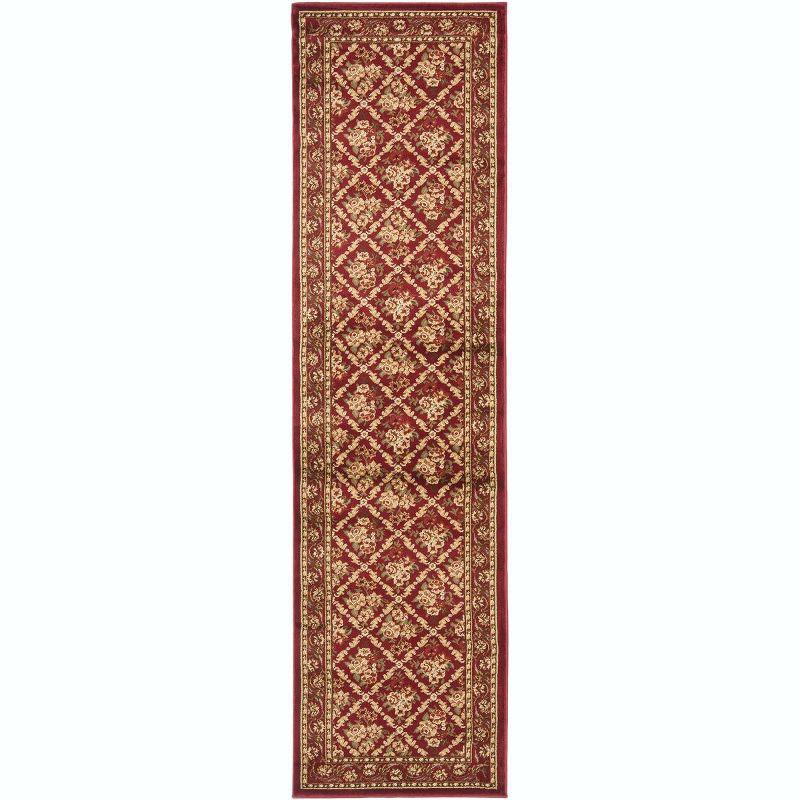 Lyndhurst LNH556 Power Loomed Runner Rug - Red/Red - 2'3"x12' - Safavieh.