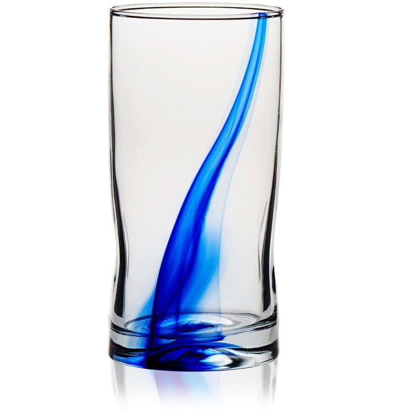 Blue Ribbon Libbey Impressions 16-Piece Tumbler and Rocks Glass Set