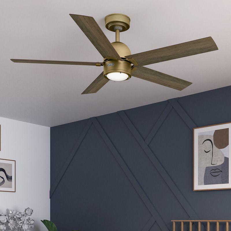 Hunter 52 Inch Erling ENERGY STAR® Ceiling Fan With Lights And Remote