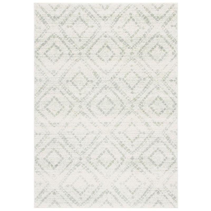 Adirondack ADR131 Machine Made Indoor Area Rug - Ivory/Green - 6'x9' - Safavieh