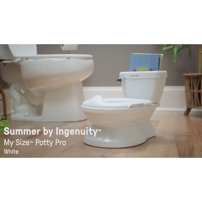 Summer by Ingenuity My Size Pro Potty Toddler Chair - White