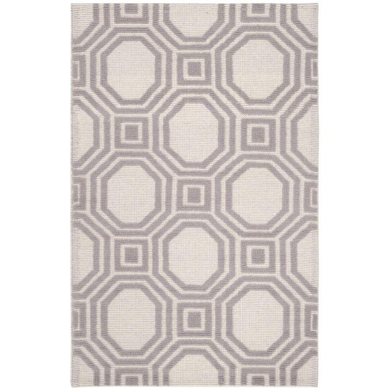 Martha Stewart Puzzle Hand Woven Wool Geometric Rug