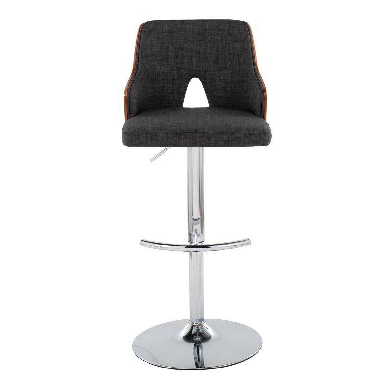 LumiSource Set of 2 Stella Adjustable Swivel Barstools