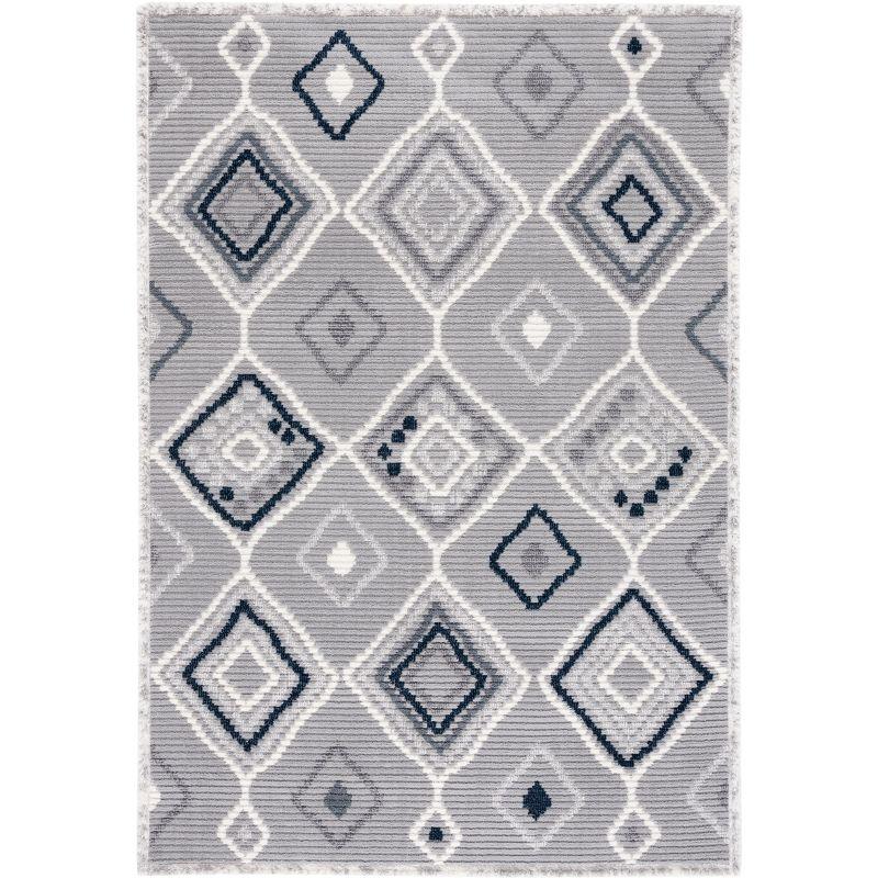 Marrakesh MRK608 Power Loomed Area Rug - Gray/Light Gray - 8'x10' - Safavieh.