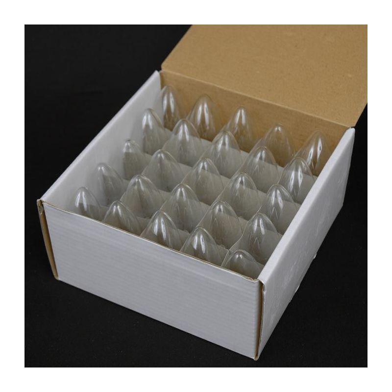 Novelty Lights Twinkle 7 Watt C9 E17/Intermediate Incandescent Bulb (Set of 25) C9-7T-CL