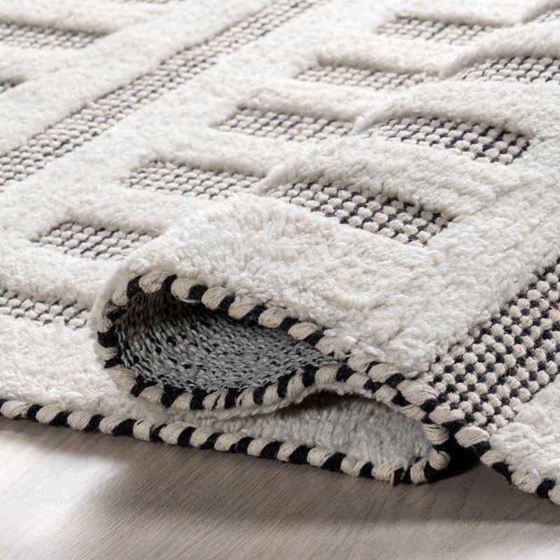 Emily Henderson x Rugs USA - Merrick Tasseled Cotton and Wool Indoor Area Rug