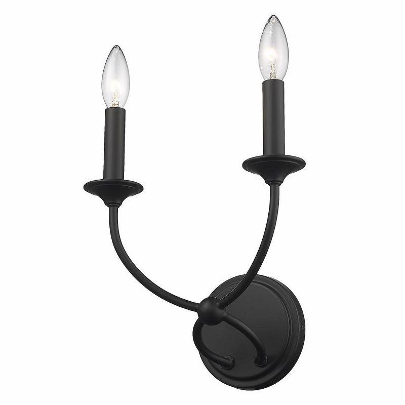 Z-Lite Arabella 2 - Light Wall Light in  Matte Black