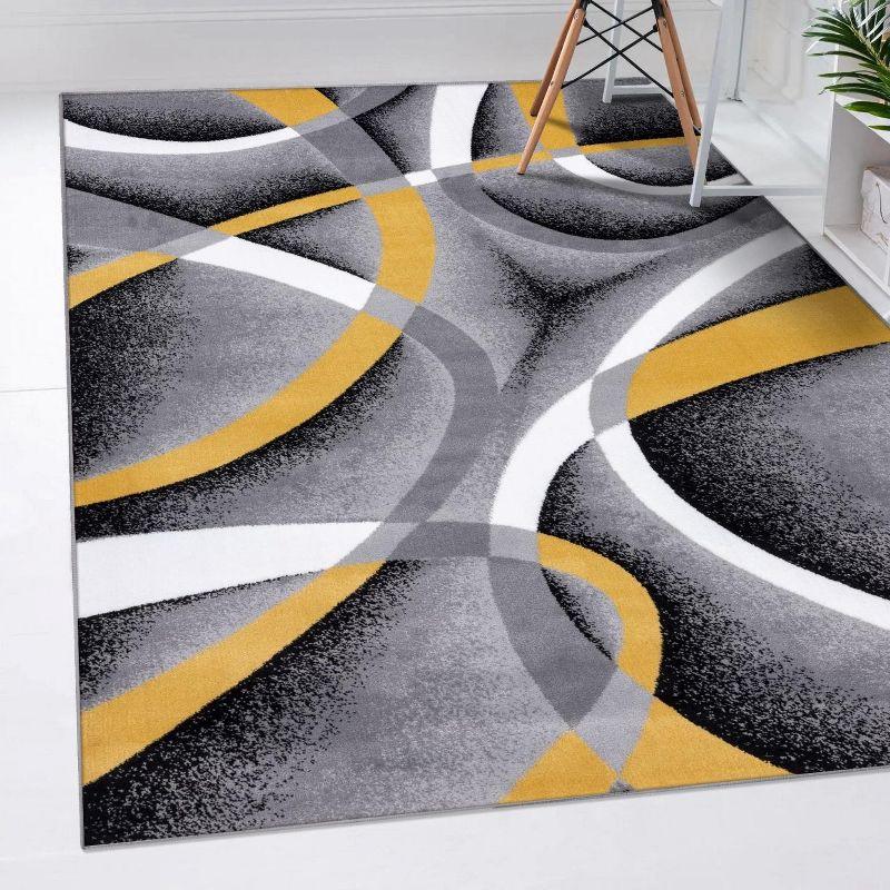 Luxe Weavers Modern Abstract Geometric Area Rug