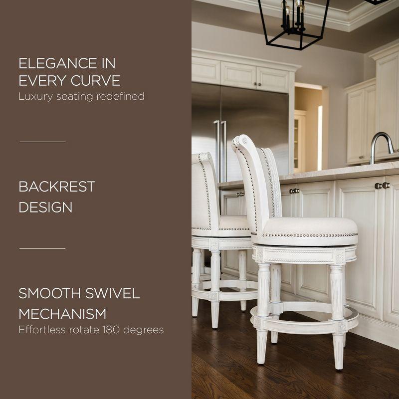 Maven Lane Maven Lane Pullman Stool with Fabric Upholstery