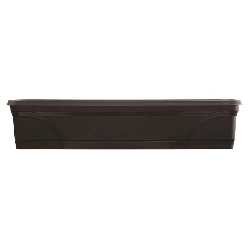 Southern Patio Rectangular Indoor Outdoor Medallion Hanging Windowsill Garden Box Planter.