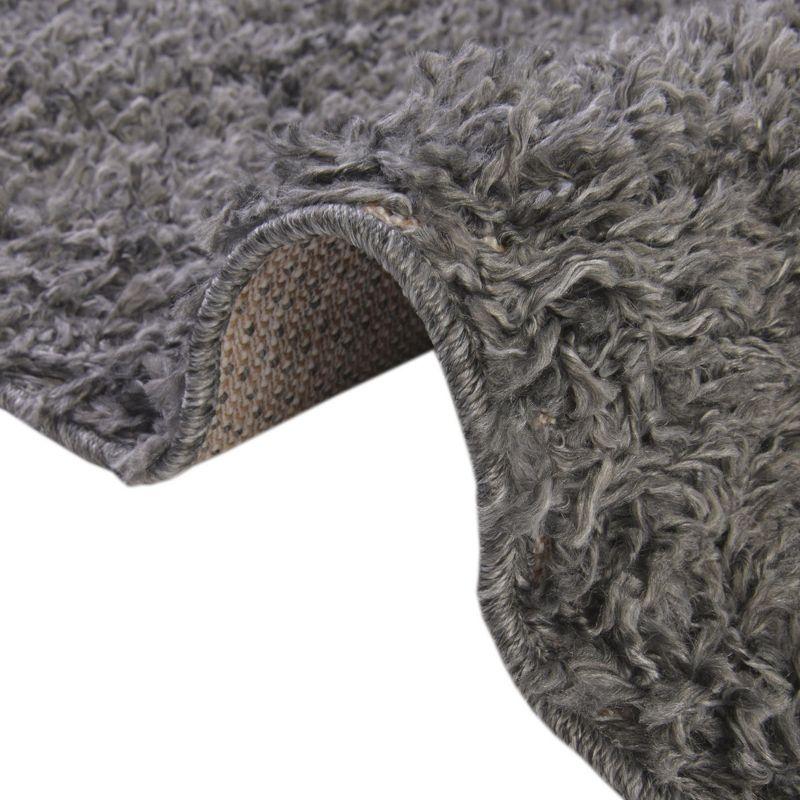 Unique Loom 3' 3 x 5' 3 Davos Shag Peppercorn Area Rug