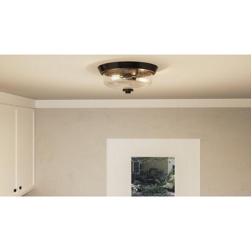 Quoizel Lighting Radius 2 - Light Flush Mount in  Earth Black