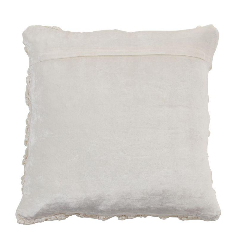 Saro Mali Collection Geometric Cotton Blend Throw Pillow