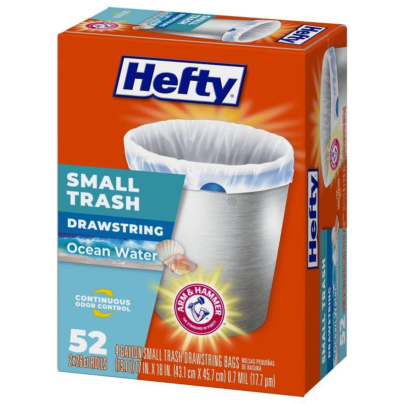 Hefty Ocean Water Trash Bag - Small - 52ct