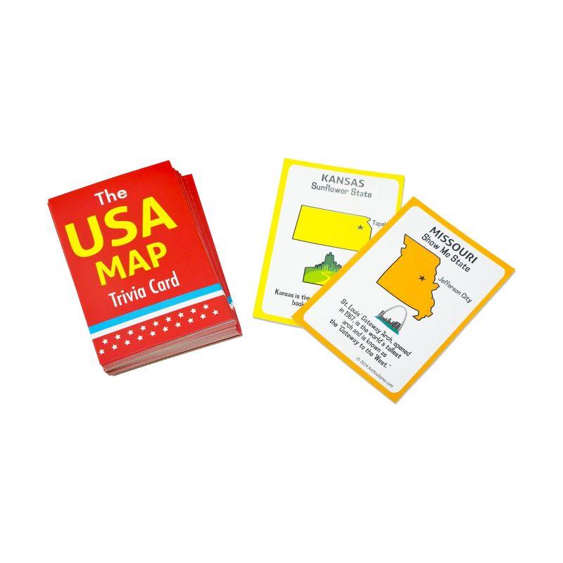 AreYouGame.com The USA Map Puzzle with Bonus Trivia Board Game