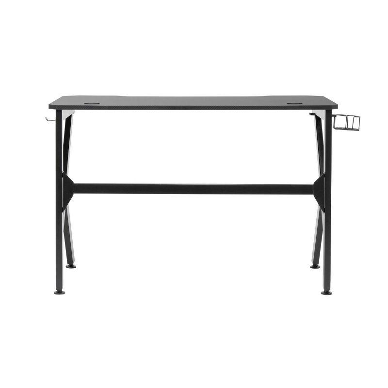 SD Gaming Saga PC Gaming Desk with Charging Hub