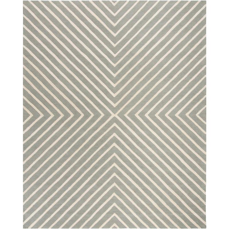 Safavieh Kids Pattern SFK920 Hand Tufted Indoor Area Rug - Grey/Ivory - 8'x10' - Safavieh