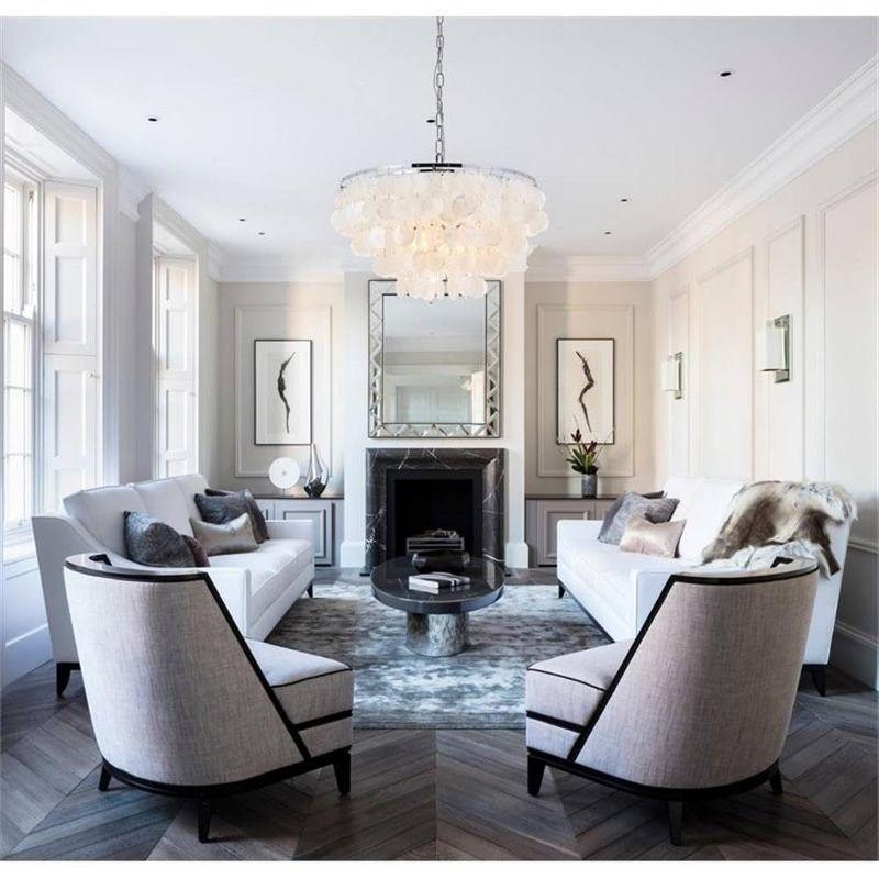 Elegant Lighting Selene 4 light Chrome Pendant