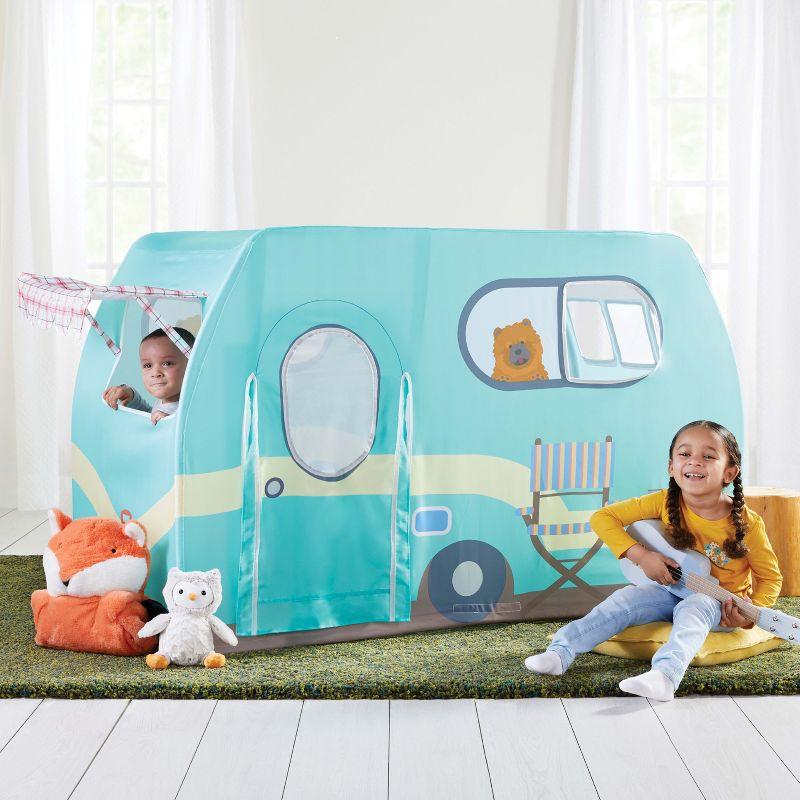 Martha Stewart Kids' Blue Camper Play Tent with Awning