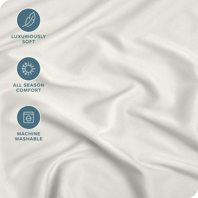 Bare Home Microfiber Fitted Sheet