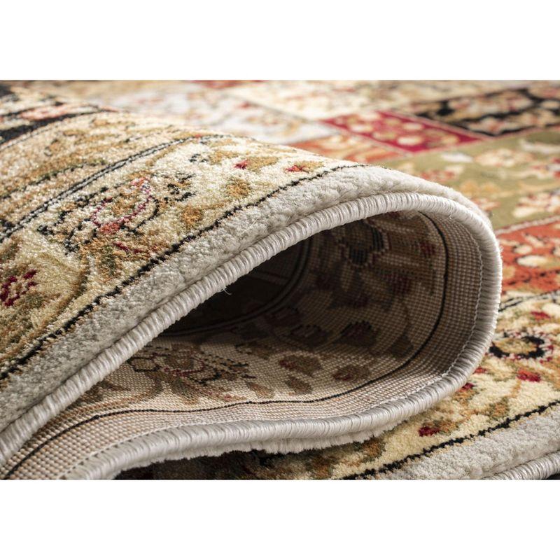 Lyndhurst LNH318 Power Loomed Area Rug - Grey/Multi - 4'x6' - Safavieh
