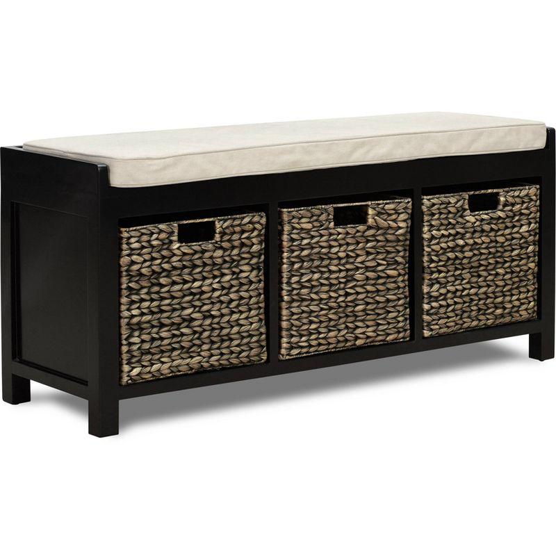 Griffin Upholstered Cubby Storage Bench