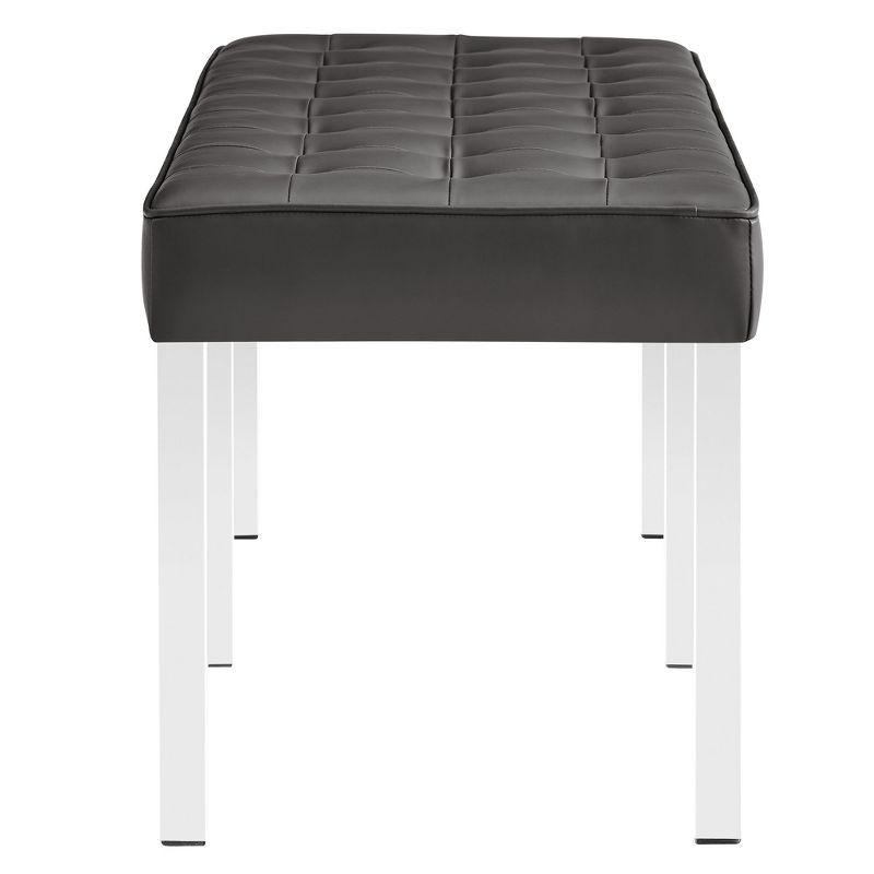 Modway Loft Tufted Vegan Leather Bench by Modway