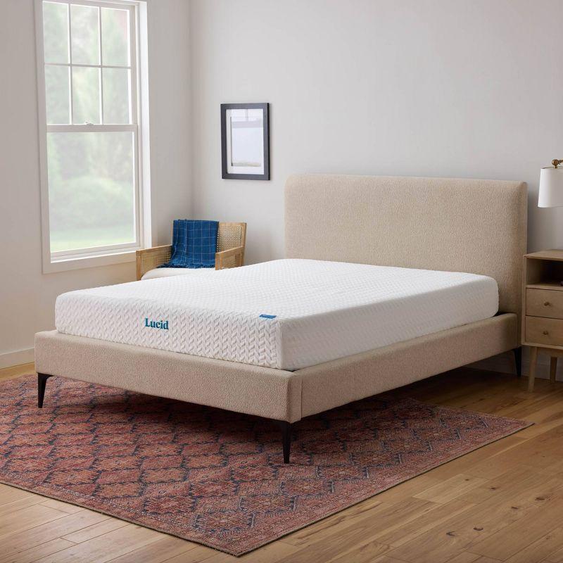 EcoComfort 10" Queen Gel Memory Foam Adjustable Mattress