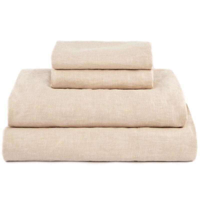 100% French Linen Sheet Set