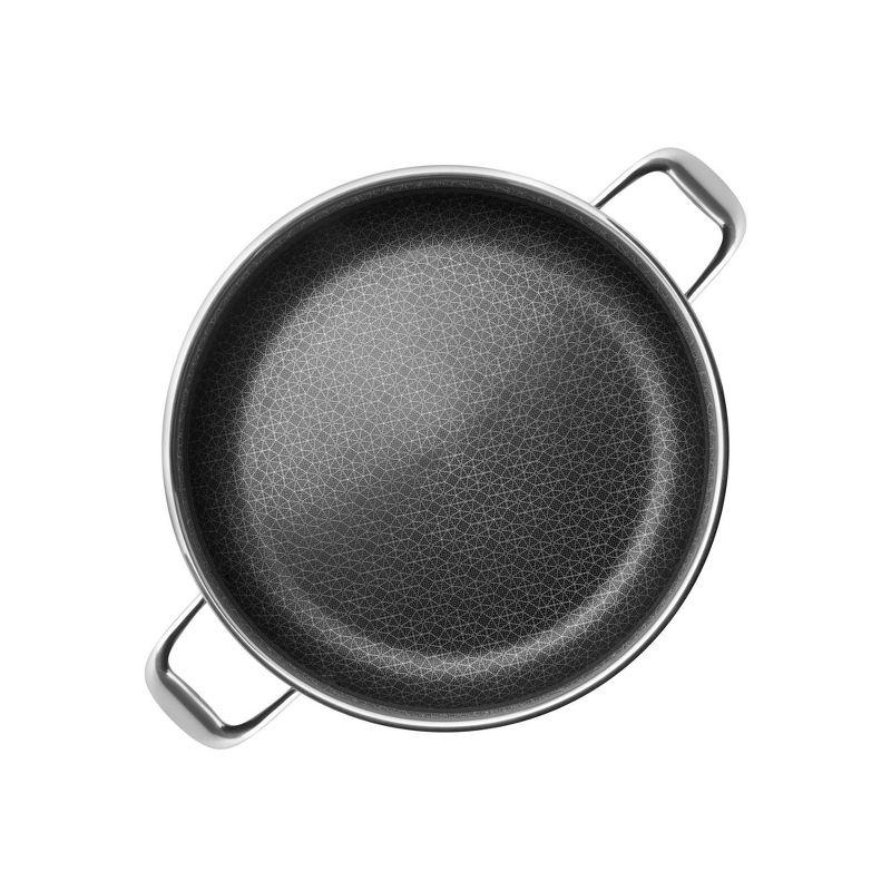 Livwell Livwell DiamondClad 14-inch Hybrid Nonstick Stainless Steel Everything Fry Pan Skillet with Tempered Glass Lid