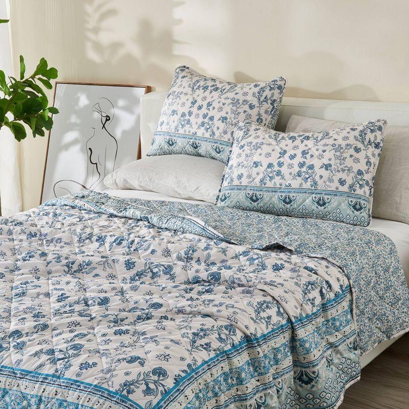 Printed Vintage Quilt Bedding Set - Patina Vie