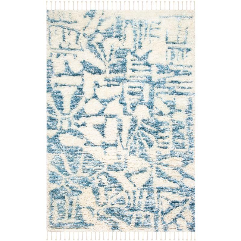 Union Rustic Duena Hand Knotted 80% Wool And 20% Viscose Abstract Rug