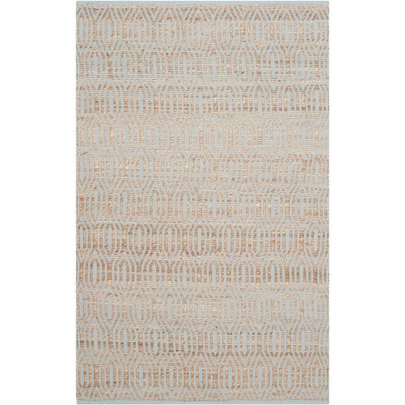 Safavieh Bourne Hand Woven 80% Jute, 20% Cotton Geometric Rug