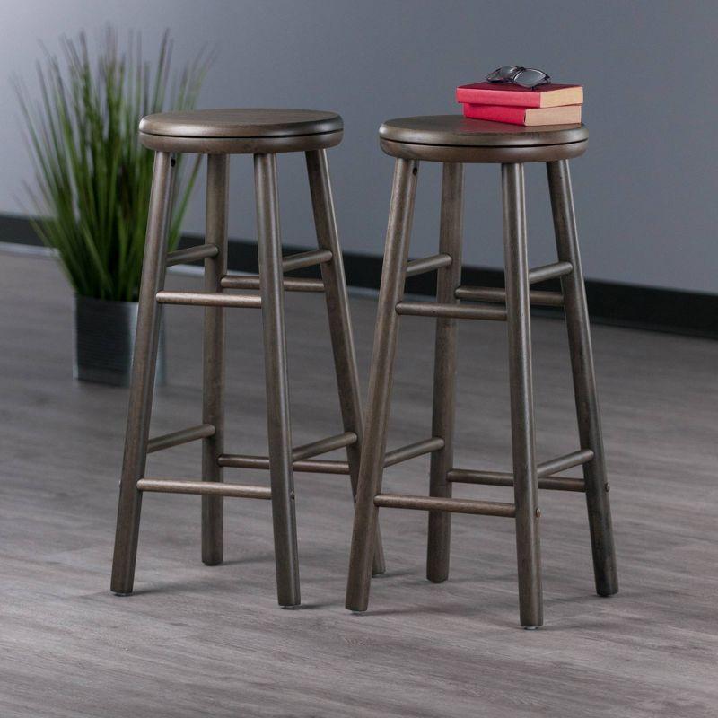 Shelby 2-pc Swivel Seat Counter & Bar Stool