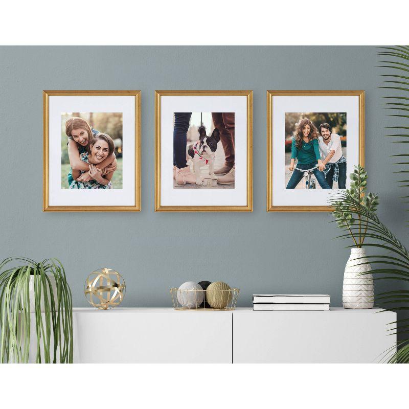 Classic Elegance 19" Gold Polystyrene Wall Picture Frame Set